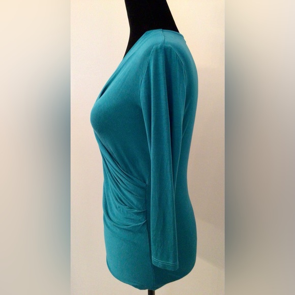 MAX MARA Italy Turquoise Jersey Wrap Top Woman Small
Equivalent 4-6 US - Picture 2 of 4
